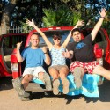 crew in truck bed