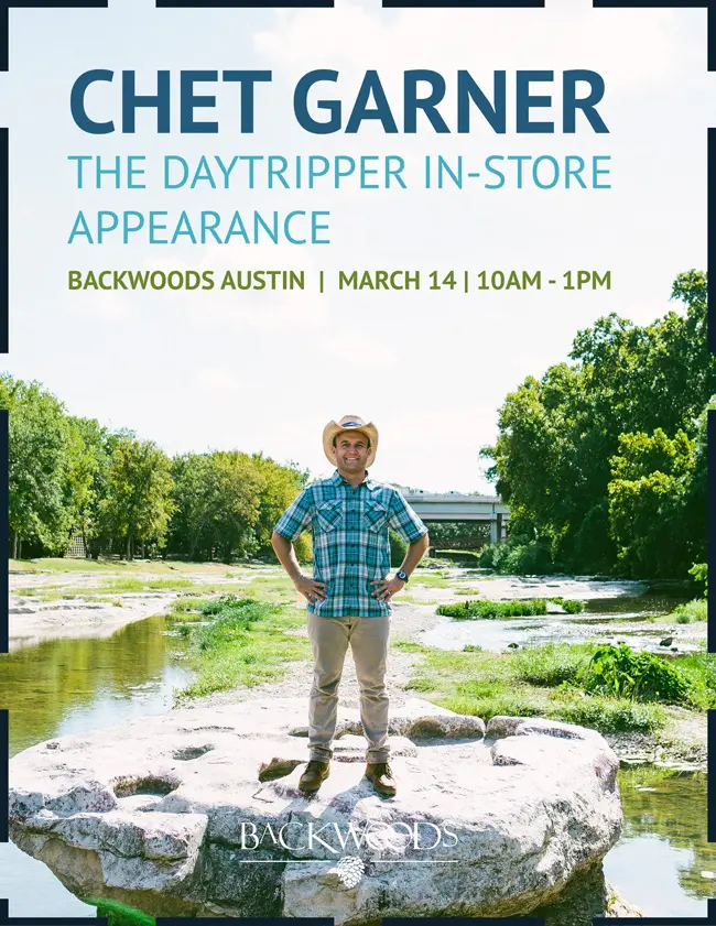 Come Hang with Chet at Backwoods!