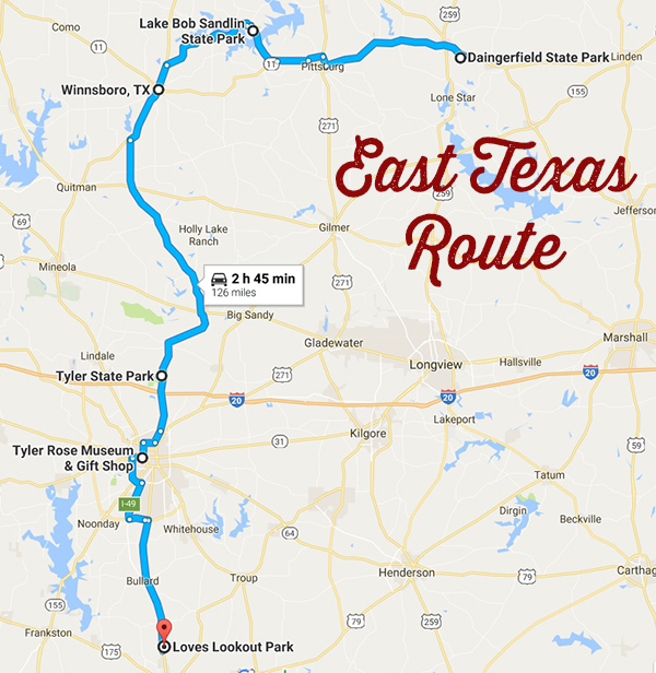 east-tx-route